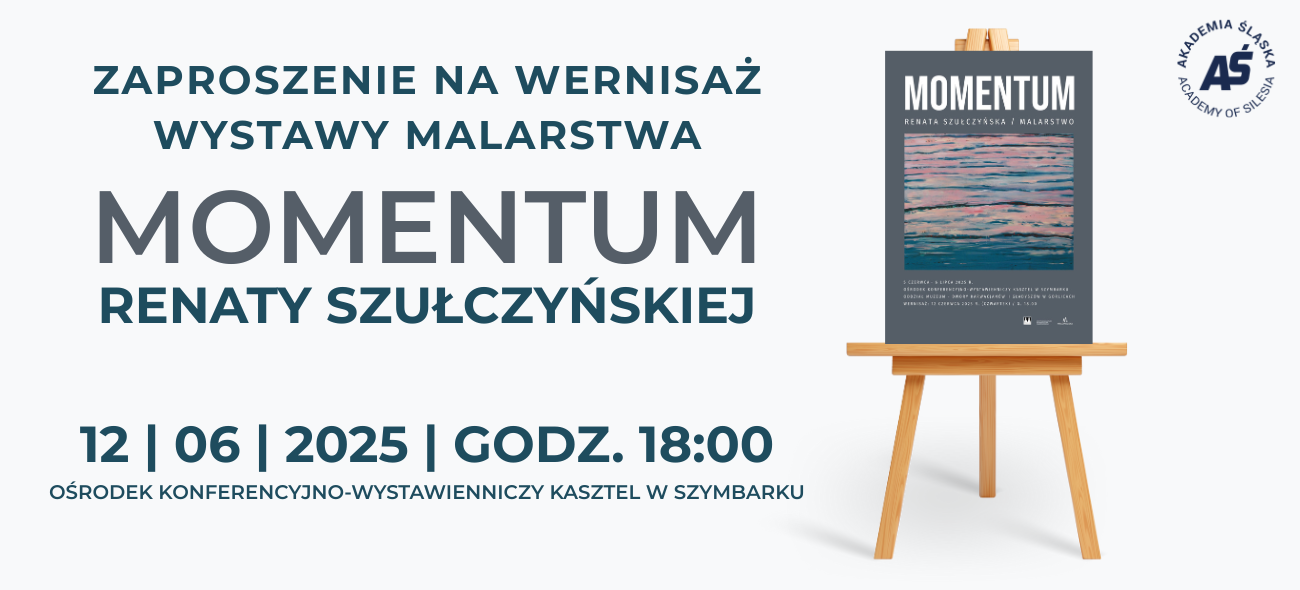 Wernisaż wystawy malarstwa Renaty Szułczyńskiej pt.: "MOMENTUM"