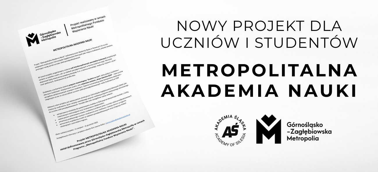 METROPOLITALNA AKADEMIA NAUKI - nowy projekt dla uczniów i studentów