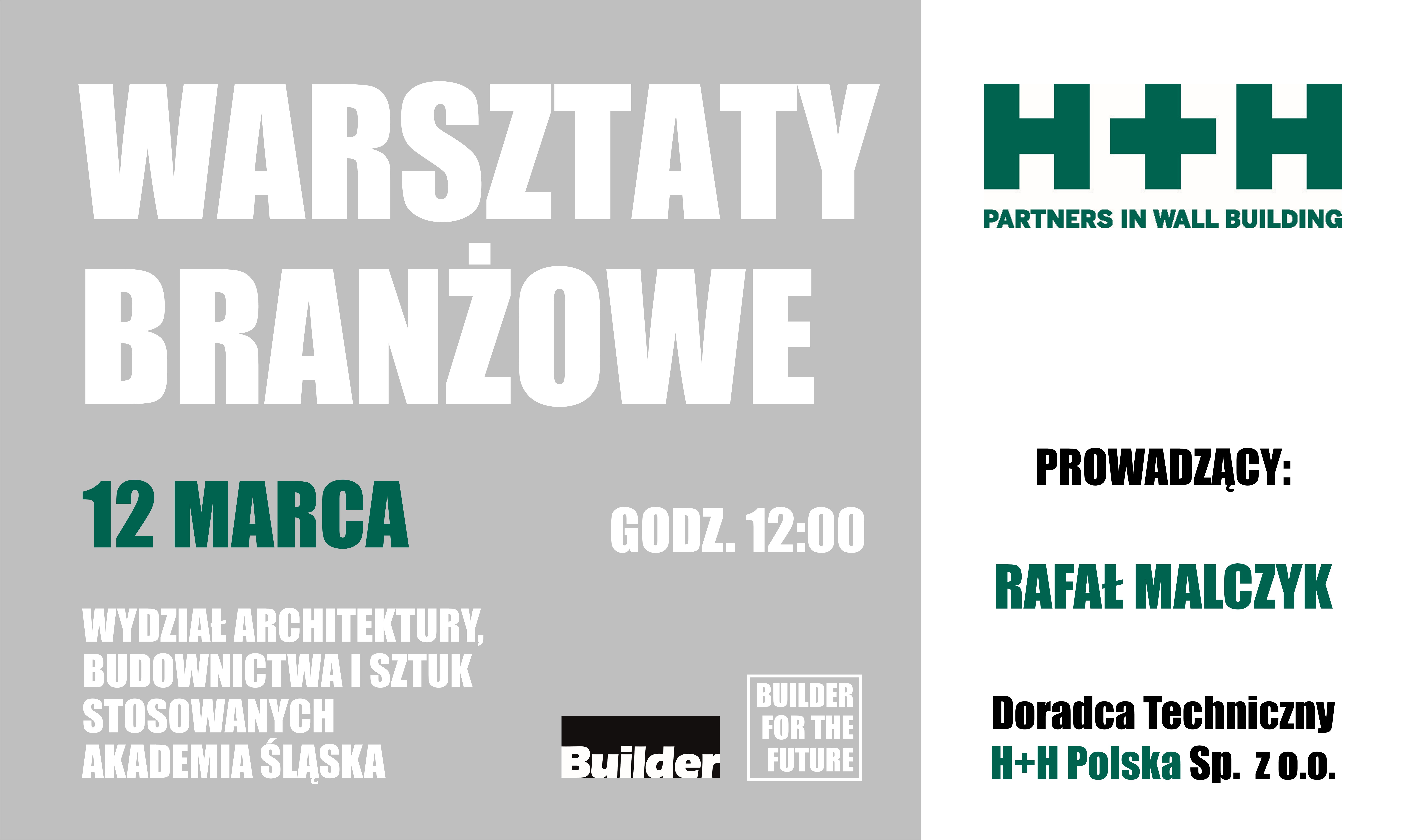 Zaproszenie na wykład branżowy H+H Polska