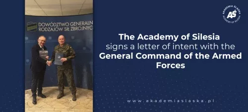 Academy of Silesia signs a letter of intent with the Armed Forces General Command
