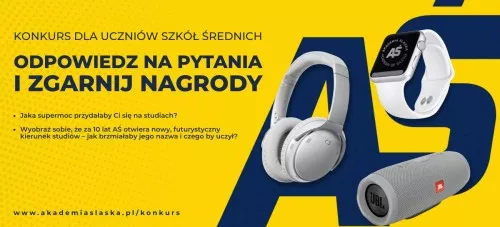 Trwa konkurs dla uczniów szkół średnich - do wygrania atrakcyjne nagrody!