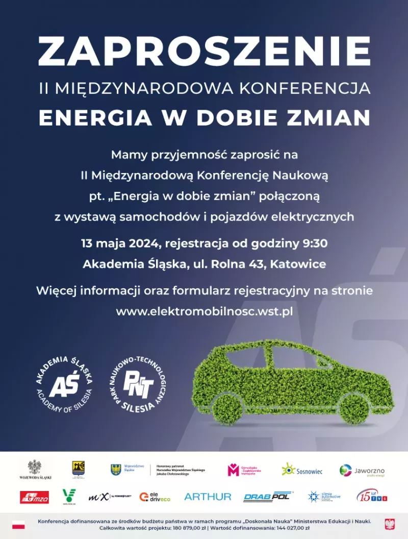 II MIĘDZYNARODOWA KONFERENCJA "ENERGIA W DOBIE ZMIAN"