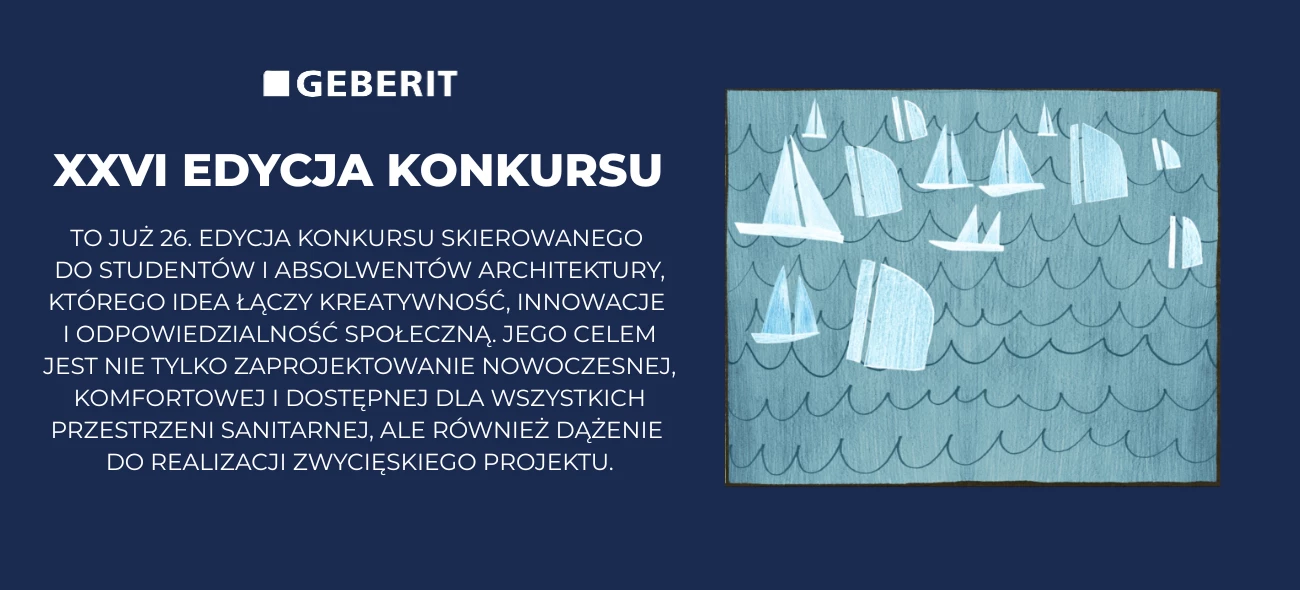 Geberit „Projekt Łazienki 2025” – rusza konkurs dla studentów i absolwentów