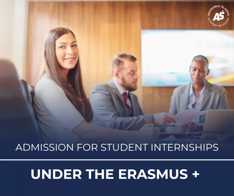 RECRUITMENT FOR STUDENT INTERNSHIPS UNDER THE ERASMUS+ PROGRAM IS OPEN!
