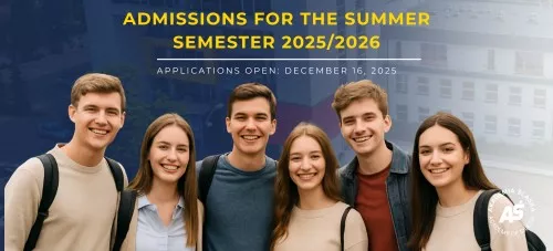 ADMISSIONS OPEN – SUMMER SEMESTER 2025/2026