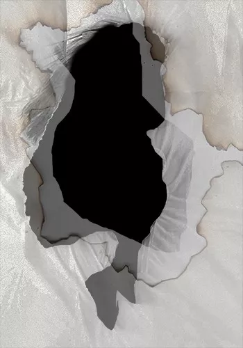 Nagrodzona grafika: BEING1, 2025r., digital print, 100x70 - autorstwa dr hab. Renaty Szułczyńskiej