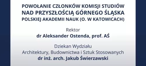 POWOŁANIE DLA WŁADZ AKADEMII ŚLĄSKIEJ!